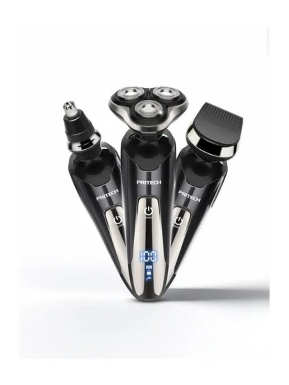 PRITECH RSM-1505 Rechargeable Men's Grooming Set Shaver